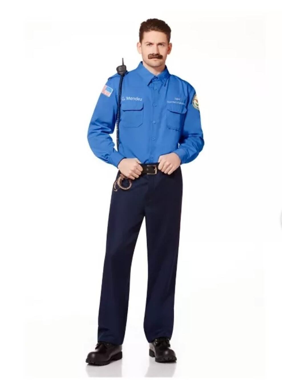 Spirit Halloween Adult M Police Officer Costume Orange Is The New Black - Picture 1 of 9